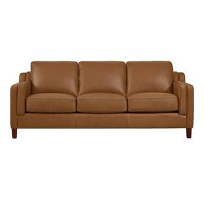 Isla Cognac Leather 84" Sofa