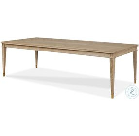 Maison '47 Blonde Cerused 82" Rectangular Dining Table
