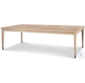 Maison '47 Blonde Cerused 100" Rectangular Dining Table