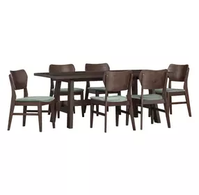 West End Saddle Brown Rectangular Lodge Dining Room Set