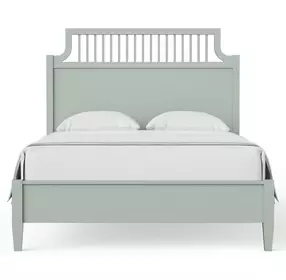 Pure Maple Sage King Garden Panel Bed