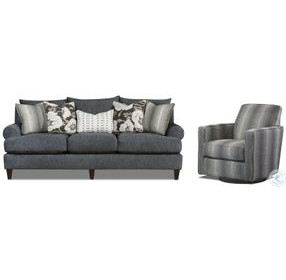 Argo Ash Round Arms Living Room Set