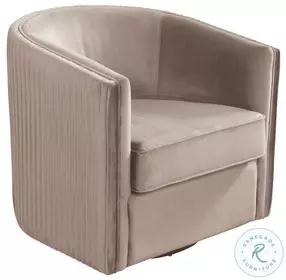 Maison Light Gray Swivel Chair