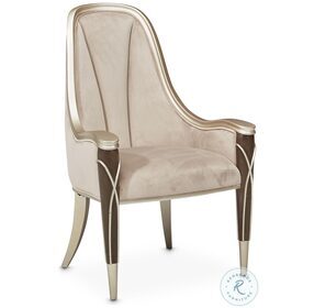 Villa Cherie Hazelnut Arm Chair Set of 2