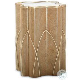 Villa Cherie Caramel Chairside Table