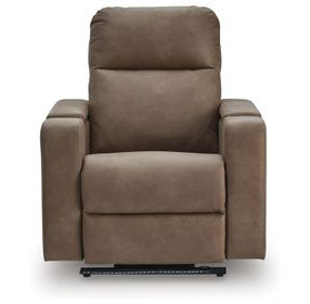 Flinlock Caramel Glider Power Recliner with Audio System