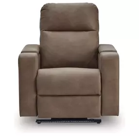 Flinlock Caramel Glider Power Recliner with Audio System