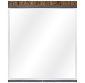 Kayner Charcoal Rectangular Dresser Mirror with LED