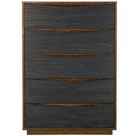 Kayner Charcoal 5 Drawer Chest with LED