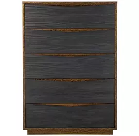 Kayner Charcoal 5 Drawer Chest with LED