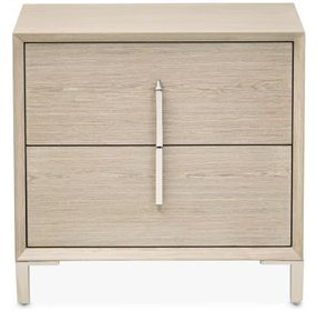 Lotus Bay Sand 2 Drawer Large Nightstand
