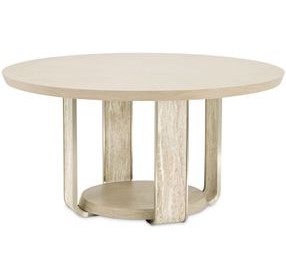 Lotus Bay Sand 60" Round Dining Table
