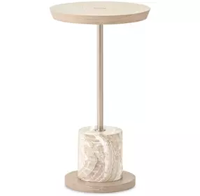 Lotus Bay Sand Round Chairside Table