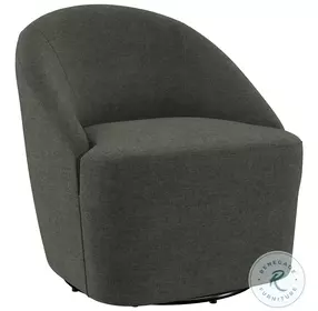 Leon Hunter Green Swivel Accent Chair