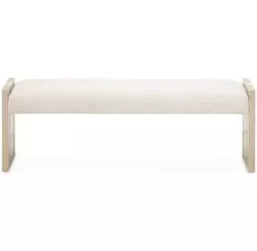 Lotus Bay Tusk Upholstered 56" Accent Bench