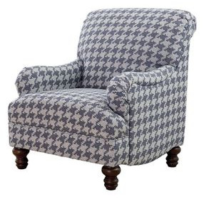 Glenn Blue Accent Chair