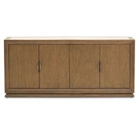 Portrait Sienna Brown 4 Door Sideboard with LED