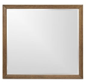 Portrait Sienna Brown Rectangular Wall Mirror