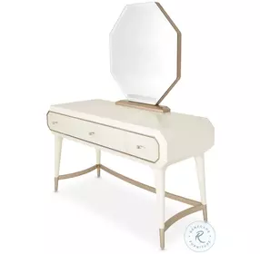 La Rachelle Medium Champagne Vanity with Mirror