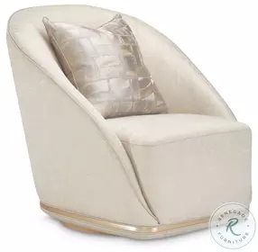 Celeste Cloud Swivel Accent Chair