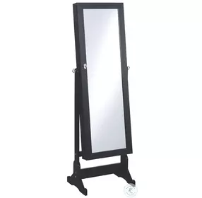 Tutuola Black Jewelry Cheval Mirror