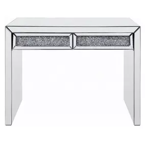 Noralie Silver and Gray 43" Rectangular Console Table