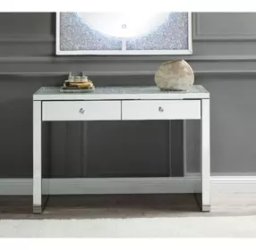 Noralie Silver 47" Rectangular Console Table with Drawer