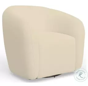 Margo Ivory Cream Swivel Chair