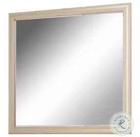 Laguna Vista Washed Oak Wall Mirror