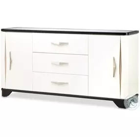 Tuxedo Black And White Piano Keyboard Sideboard
