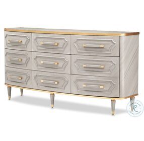 St. Helena Dove Gray 9 Drawer Dresser