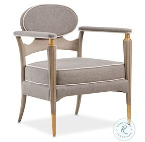 St. Helena Dove Gray and Stratus Accent Chair