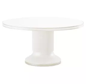 La Marisia Creamy Pearl 60" Round Dining Table