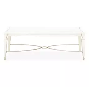 La Marisia Creamy Pearl Rectangular Cocktail Table