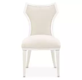 La Marisia Creamy Pearl and Tranquil Vanity Chair