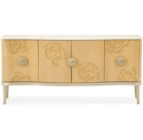 Camellia Field Caramel 4 Door Sideboard