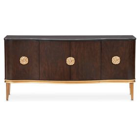 Rosemere Warm Pecan Sideboard with Adjustable Shelves