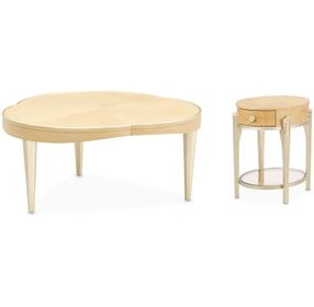 Camellia Field Caramel Free Form Occassional Table Set