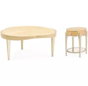 Camellia Field Caramel Free Form Occassional Table Set