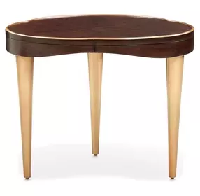 Camellia Field Warm Pecan 26" Free Form End Table