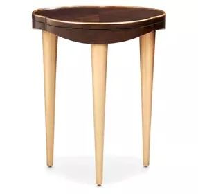 Camellia Field Warm Pecan 20" Free Form End Table
