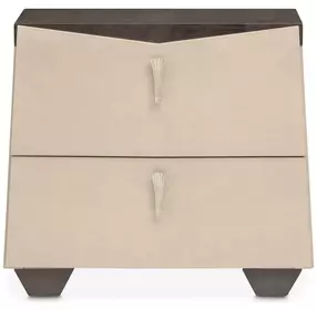Fantosini Silver Mist 2 Drawer Nightstand
