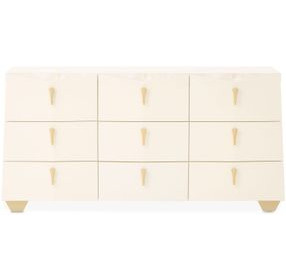 Fantosini Creamy Pearl 9 Drawer Dresser