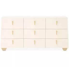 Fantosini Creamy Pearl 9 Drawer Dresser