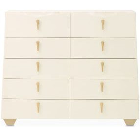 Fantosini Creamy Pearl 10 Drawer Mule Chest