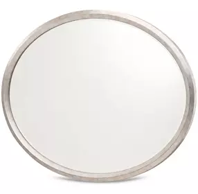 Fantosini Silver Oval Wall Mirror