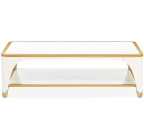 Terravista Creamy Pearl Rectangular Cocktail Table