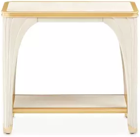 La Terrazza Silver Mist Rectangular End Table