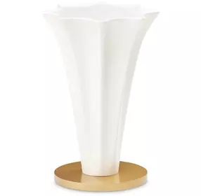 La Terrazza Creamy Pearl Octagonal Chairside Table