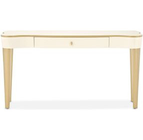 La Terrazza Creamy Pearl Rectangular Console Table